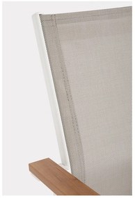 Sedie da esterno in set bianche in metallo 4 pz Heta – Bizzotto