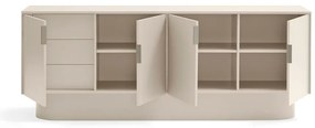 Cassettiera beige 200x78 cm Totem - Teulat