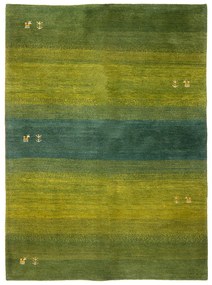 Gabbeh Tappeto 150 x 200 Verde (Iran) Annodato A Mano
