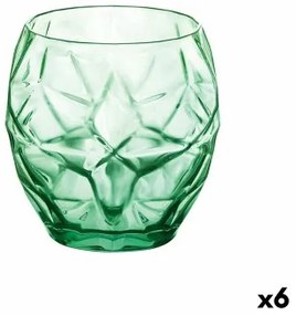 Bicchiere Oriente Verde Vetro 400 ml (6 Unità)