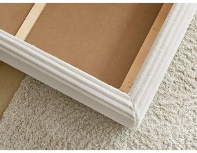 Letto matrimoniale imbottito beige con contenitore con rete inclusa 180x200 cm Jade – Bobochic Paris