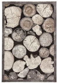 Tappeto grigio 170x120 cm Woodland - Think Rugs