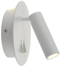 Lucande - Magya LED 2 Rotondo Applique da Parete Bianco Lucande