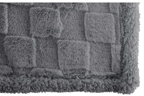 Coperta grigia in micropile 150x200 cm Rava – Tiseco Home Studio