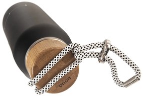 Borraccia termica nera in acciaio inox 600 ml – Orion