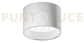 Gpl330c- faretto led  in alluminio bianco satinato 3000k 636lm 8w d...