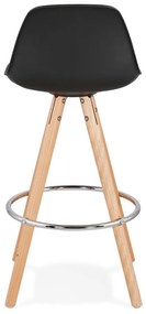 Sgabello da bar nero, altezza seduta 64 cm Anau - Kokoon