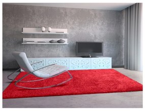 Tappeto rosso , 160 x 230 cm Aqua Liso - Universal