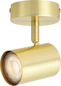 Faretto moderno orientabile in ottone - Jeana