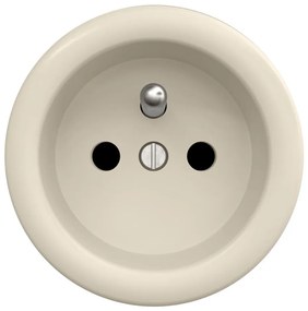 Kliklap - Presa domestica in stile retrò senza cornice 230V beige