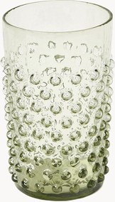 Bicchieri per acqua in vetro soffiato Hobnail 6 pz