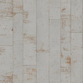 Carta da parati Metallic Wood grigio, 53 cm x 10.05 m