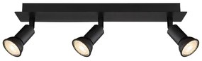 Globo 57998-3 - Faretto DREW 3xGU10/35W/230V nero