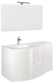 Base per mobile bagno Armonia 1 anta P 39 x L 35 x H 56 cm bianco mdf