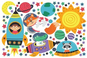 Adesivi murali per bambini Spazio - Ambiance