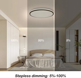 Brilagi - Lampada da soffitto dimmerabile SMART LED/36W/230V diam. 48 cm Wi-Fi Tuya + telecomando