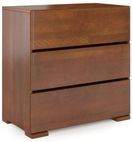 Cassettiera in faggio marrone , 80 x 81 cm Sandemo - Skandica