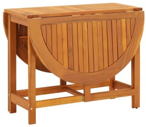 Tavolo da giardino 130x90x72 cm in legno massello di acacia