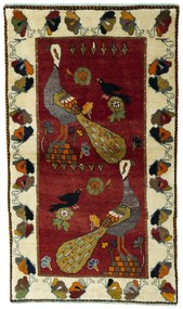 Gabbeh Tappeto persiano 160x90 Rosso (Iran) Annodato A Mano