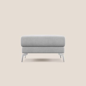 Star Pouf con piedini alti in tessuto impermeabile T02 grigio chiaro