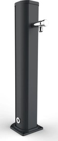Fontana Lavapiedi da Giardino con Rubinetto Temporizzato Arkema Jolly Grigio Antracite...