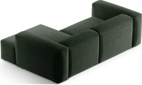 Divano angolare verde (con penisola a destra/con chaise lounge) Bergamo – Cosmopolitan Design