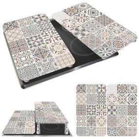 Set di 2 coperchi in vetro per fornello Universal Tile - Wenko