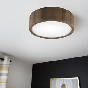 Brilagi - Lampada LED da soffitto CARVALHO 1xE27/60W/230V noce 27 cm