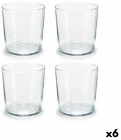 Set di Bicchieri Bistro 380 ml Trasparente Cristallo (6 Unità)