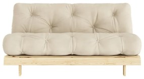 Divano letto beige 160 cm Roots - Karup Design