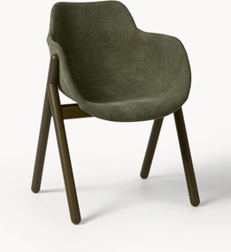 Sedia con braccioli imbottita Carmi