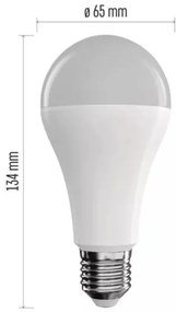 Lampadina LED RGB dimmerabile GoSmart A65 E27/14W/230V 2700-6500K Tuya