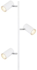 Globo 57910SW - Lampada con piedistallo ROBBY 3xGU10/5W/230V bianco