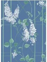 Cole & Son Carta da parati Wisteria - Powder Blue/ Jade