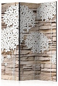 Paravento Flowers on the Stone [Room Dividers]