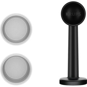 Krups - Macchina da caffè a leva per two tazze AUTHENTIC 1450W/230V grigio