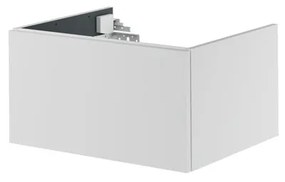 Mobile da bagno sospeso sotto lavabo L 60 x H 32 x P 48 cm bianco laccato, 1 cassetto SENSEA Neo