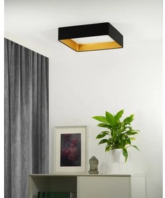 Brilagi - Lampada LED dimmerabile VELVET SQUARE LED/24W/230V + telecomando, nero