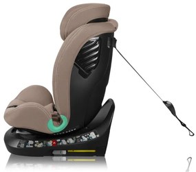 Lionelo - Seggiolino auto girevole con base BASTIAAN ONE i-Size 40-150 cm Beige sabbia