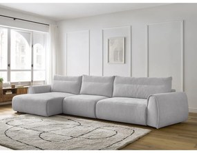 Divano angolare in grigio chiaro Aden – Bobochic Paris