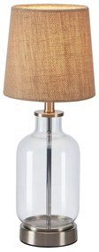 Lampada da tavolo in colore naturale con paralume in juta (altezza 43 cm) Costero - Markslöjd