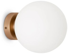 Applique Contemporanea Basic Form Media In Metallo Colore Oro 1 Luce