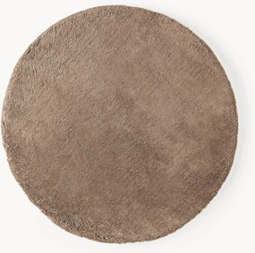 Tappeto rotondo soffice a pelo lungo Leighton