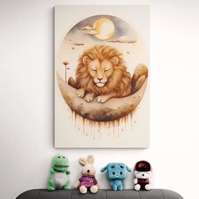 Quadro su tela – Leone sognante