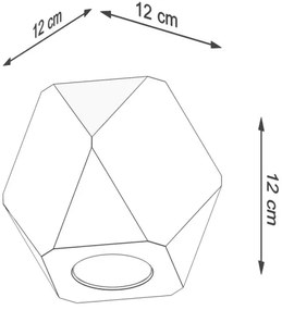 Sollux SL.1009 - Plafoniera WOODY 1xGU10/40W/230V