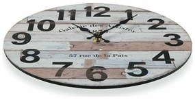 Orologio da Parete Versa Legno (4 x 30 x 30 cm)