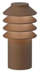 Louis Poulsen - Bysted Garden Lampada da Giardino Short LED 2700K con Base Corten Louis Poulse