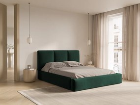 Letto Nicolas in velluto - 180x200 cm