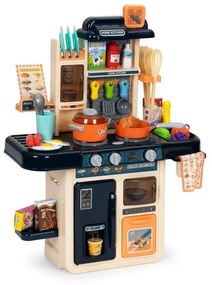 Cucina per bambini blu scuro con generatore di vapore + accessori