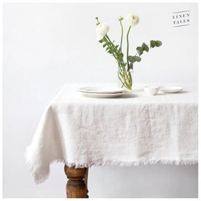 Tovaglia di lino 140x140 cm White - Linen Tales